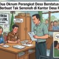 Geger! Dua Oknum Perangkat Desa Berstatus Menikah Diduga Kepergok Berbuat Tak Senonoh di Kantor Desa Pucung Lor