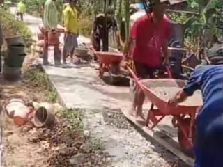 Dibangun Lewat Keringat Rakyat, Jembatan Penghubung Dua Desa di Kedungreja Akhirnya Berdiri Tanpa Dana Pemerintah